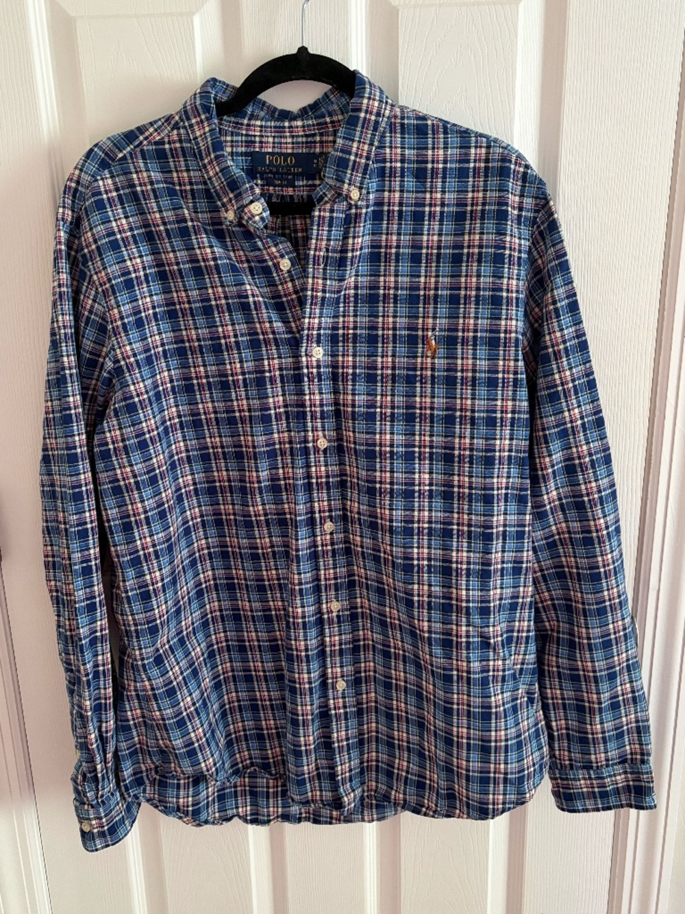 Polo Ralph Lauren mens XL slim fit button down shirt like new